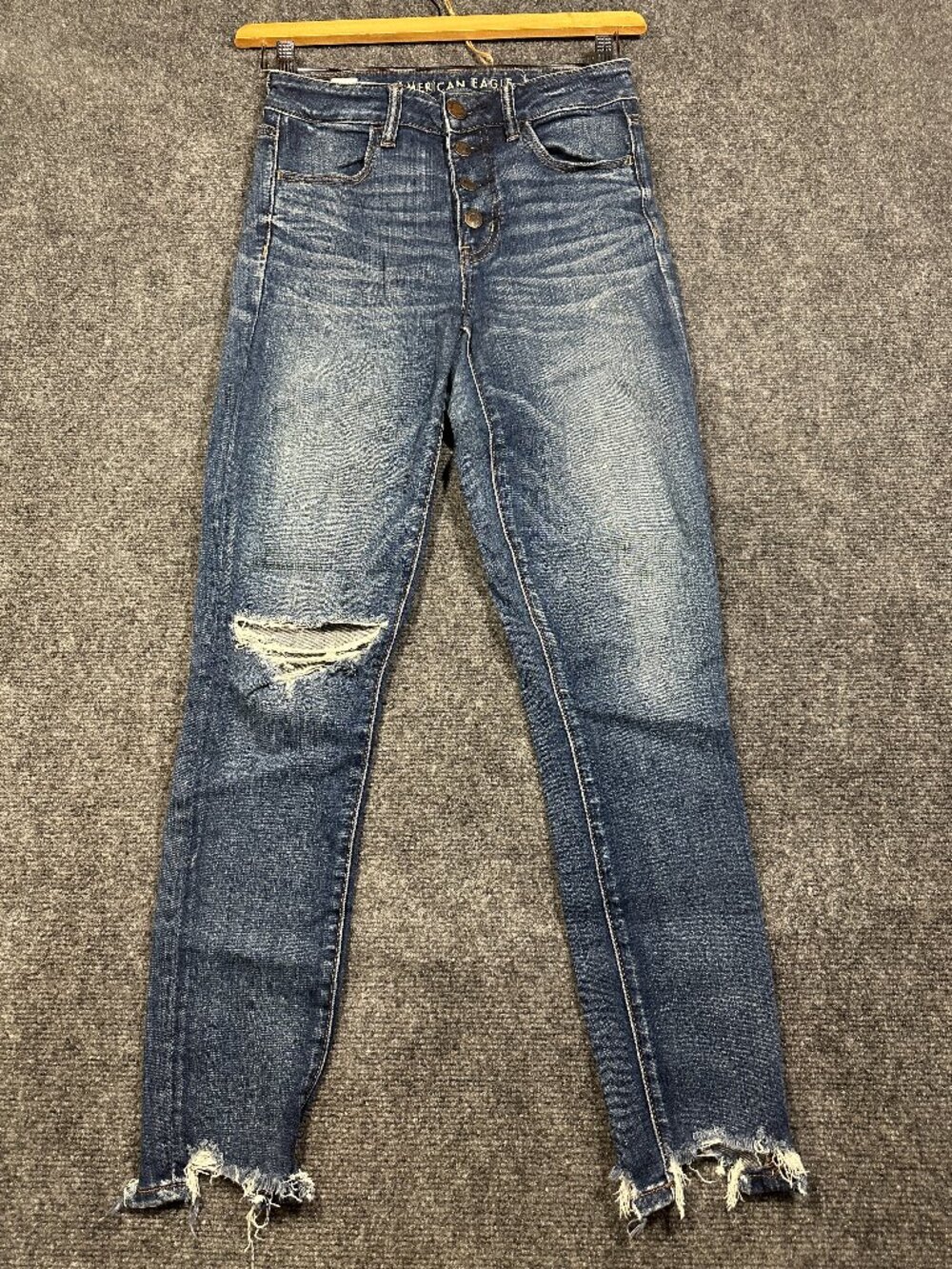 American Eagle Outfitters Jeans Womens 6 High Rise Jegging Cotton Stretch Pocket